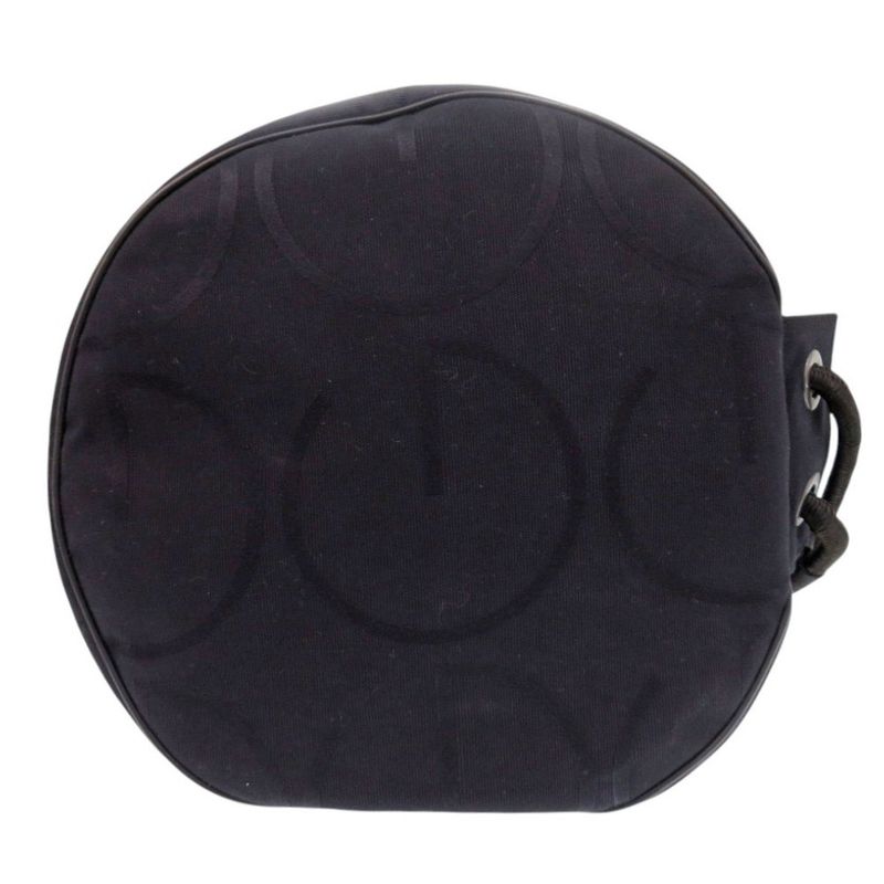 Gucci Bon Sac Drawstring 123438 Canvas Black Shoulder Bag Black 0641 Gucci
