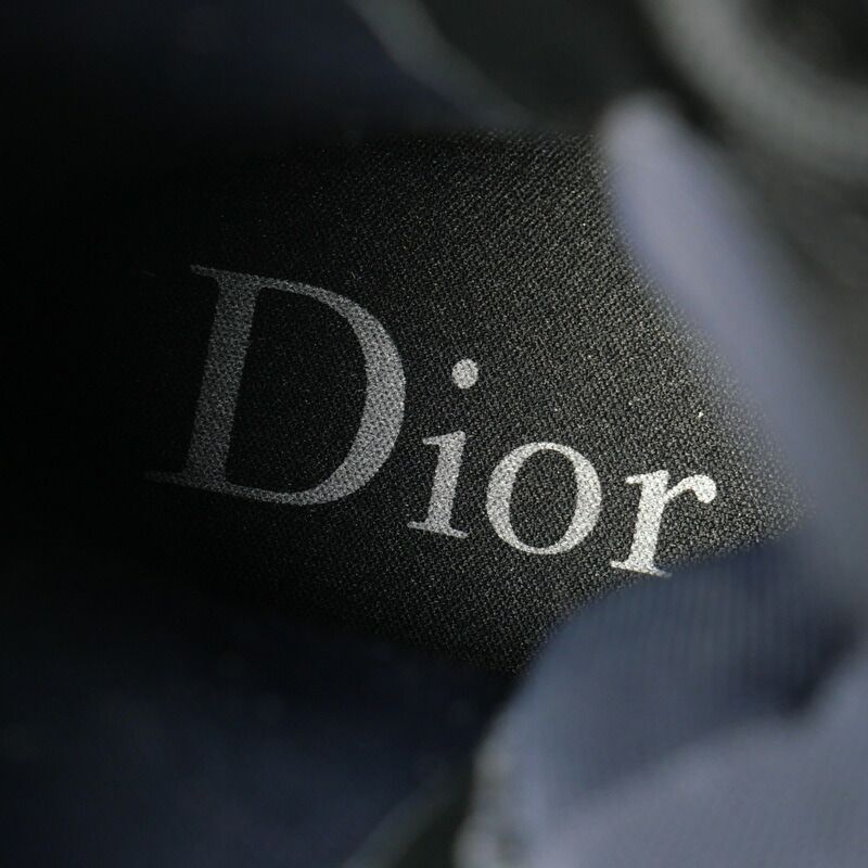 DIOR Sneakers Size 41 High Cut Sneakers Boots Shoes Black Made In Italy