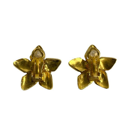 Chanel Chanel GP Vintage 96 Coco Mark Logo Motif Earrings
