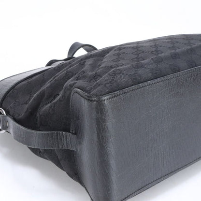 Gucci GG Canvas Leather Belt Tote Bag Shoulder Business Commuter Document Bag