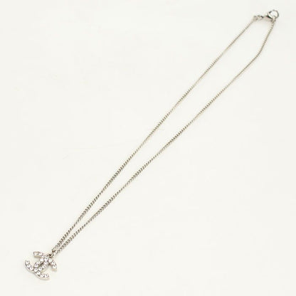 Chanel Rhinestone Coco Necklace Metal Ladies