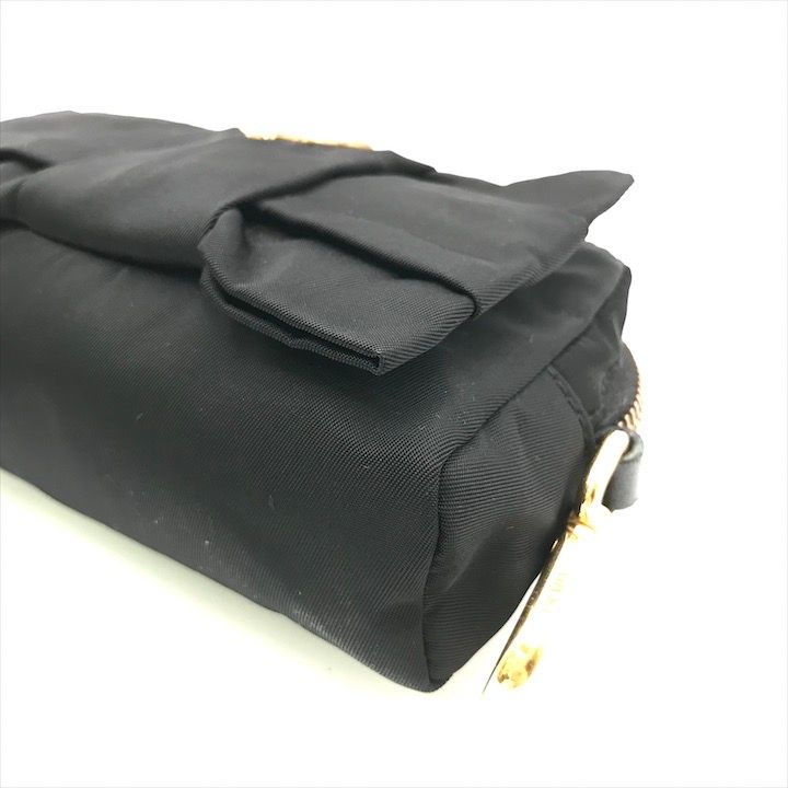 Prada Nylon Tessuto Ribbon Pouch