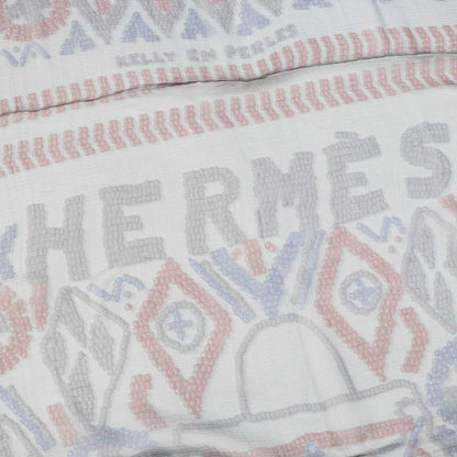 Hermes Carre 140 Kelly EN Perles Kelly EN Perles Lou Silk GRIS Etain Bordeaux