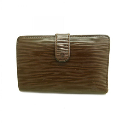 Louis Vuitton Wallet Epi Porte Monnaie Viennois M6324d Mocha Women's