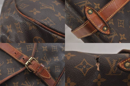 Louis Vuitton Monogram Saumur 35 Shoulder Cross Bag M42254 LV 5882m