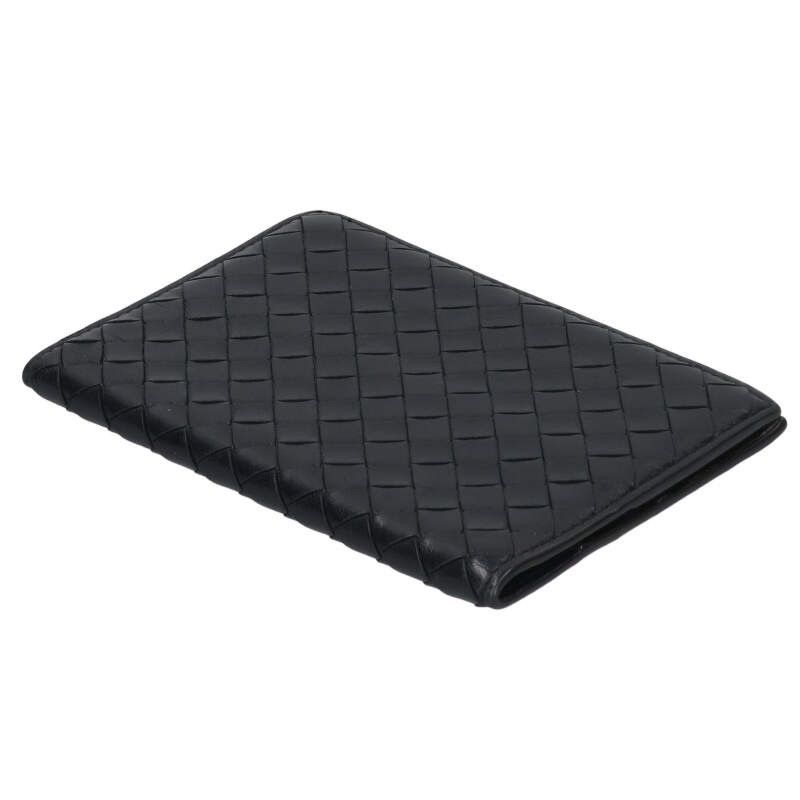 Bottega Veneta Intrecciato Leather Passport Case For Men