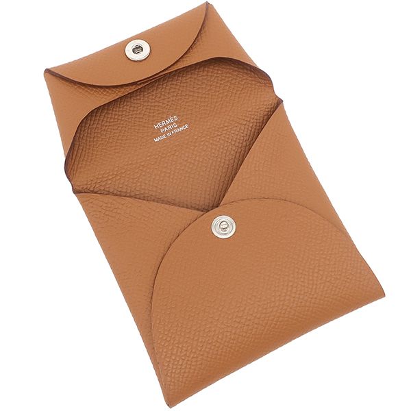 Hermes Coin Case Bastia Vaux Epson Gold Silver Hardware Never Used Brown