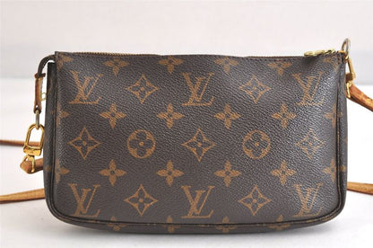 Louis Vuitton Monogram Pochette Accessoire Shoulder Cross Pouch 2770n
