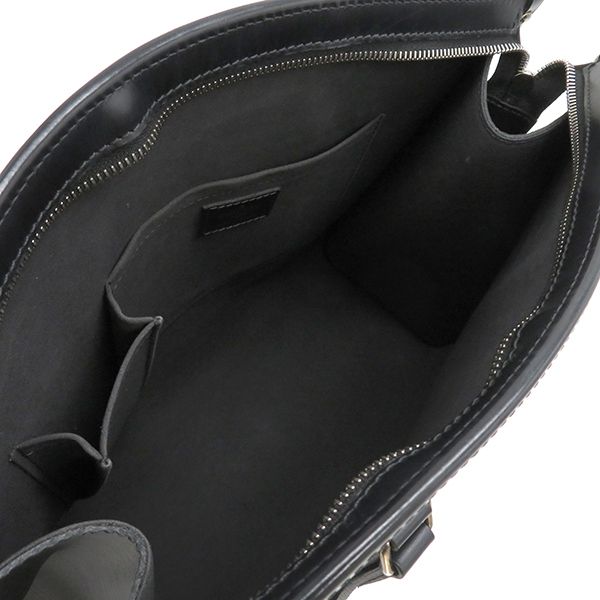 Louis Vuitton Tote Bag Madeleine GM Epi Leather Black Silver Hardware Black