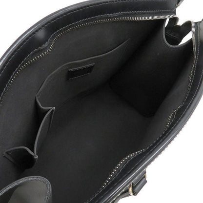 Louis Vuitton Tote Bag Madeleine GM Epi Leather Black Silver Hardware Black