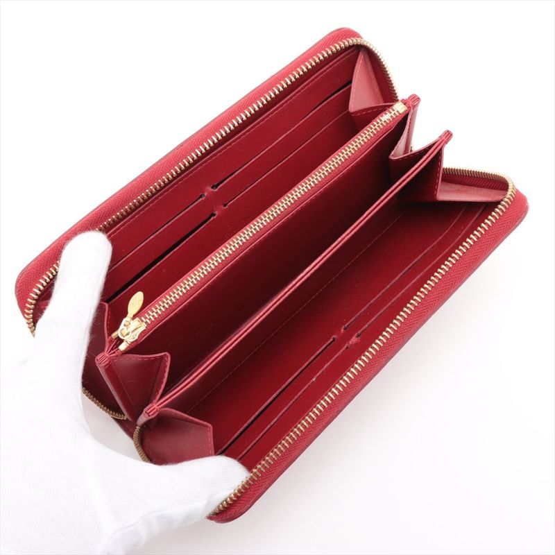 Louis Vuitton Monogram Vernis Zippy Wallet Round Zip Wallet Long Wallet M90200