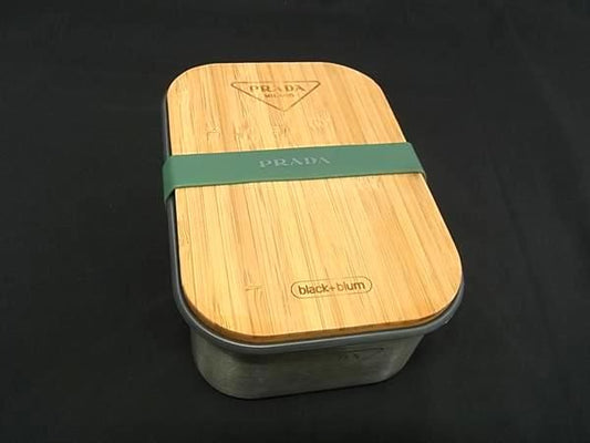 Prada Black+blum Black Blum SS Lunch Box Lunch Box Size Indicated