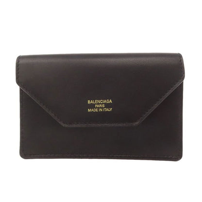 Balenciaga 750324 Envelope Business Card Holder Card Case Leather Women
