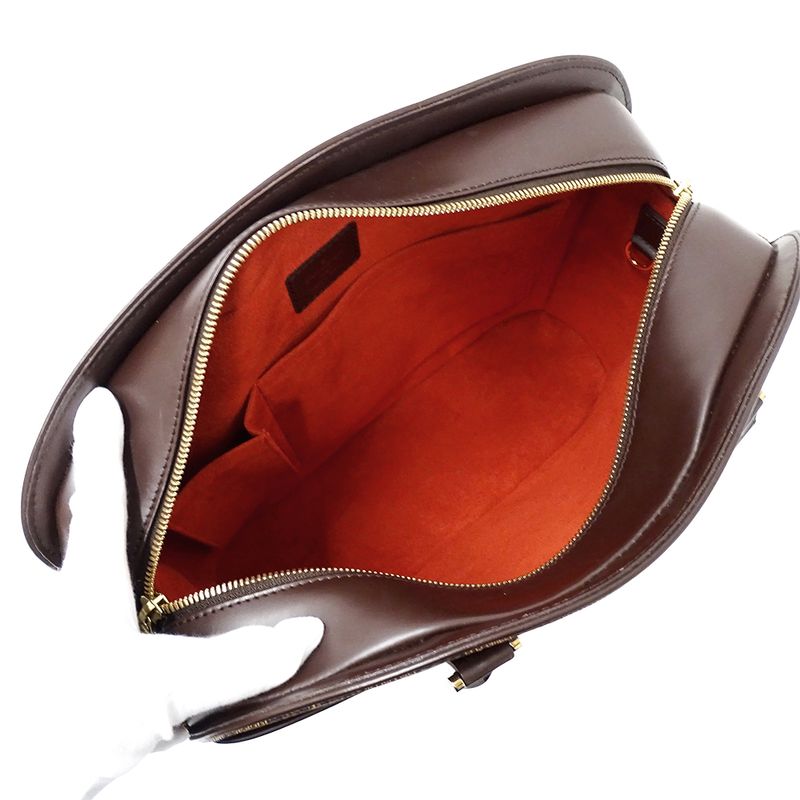 Louis Vuitton Bag Damier Women's Branded Handbag Sariah Orizontal N51282 Brown