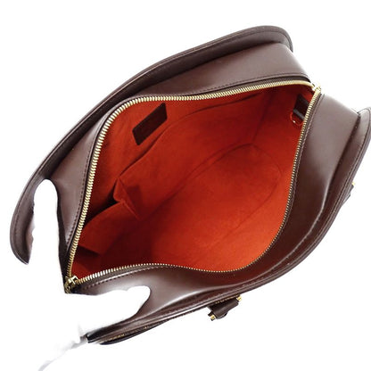 Louis Vuitton Bag Damier Women's Branded Handbag Sariah Orizontal N51282 Brown