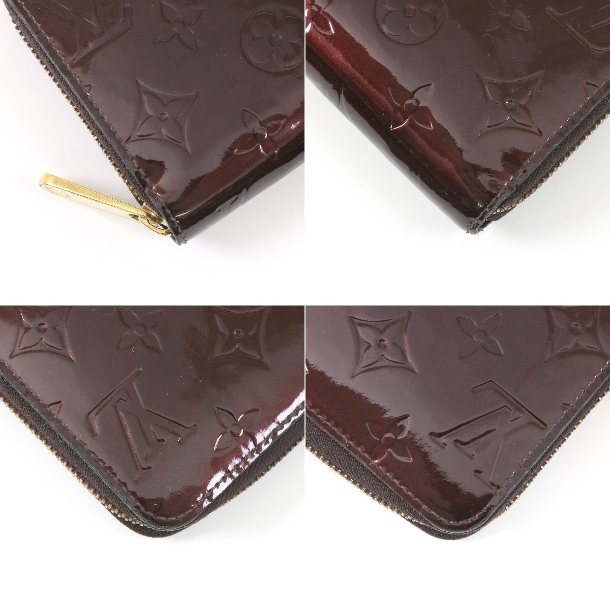 Louis Vuitton Vernis Zippy Wallet Enamel Long Wallet