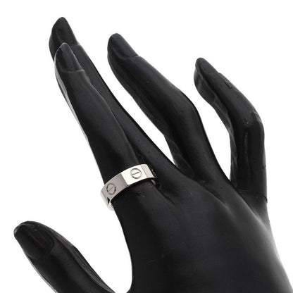 Cartier Love Ring #51 Ring - 18K White Gold Ladies