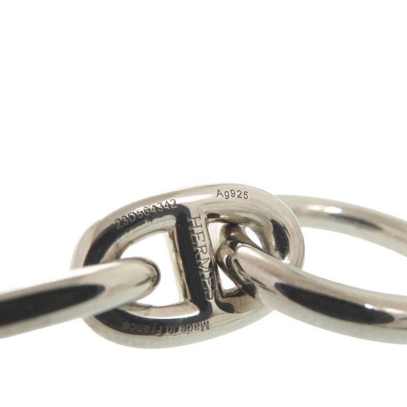 Hermes Chaine D'ancre MM 15 Frames Silver 925 Bracelet 1688 Hermes