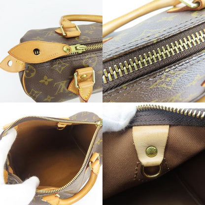 Louis Vuitton Handbag Speedy 25 M41528 Monogram Brown Gold Hardware Mini Boston