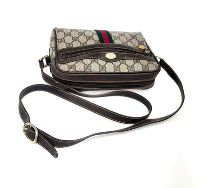 Gucci Shoulder Bag GG Sherry Pvcleather 38fa142