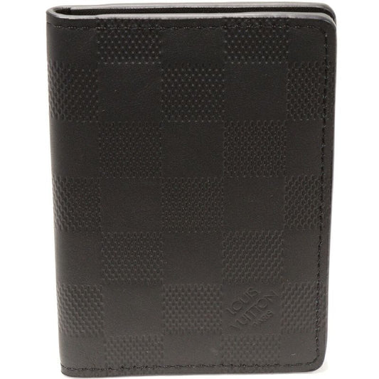Louis Vuitton Bifold Card Case Pass Case Damier Infini Onyx Organizer De Poche