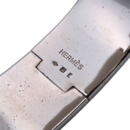 Hermes Bangle Women's Brand Click Classic H GP Silver Red Classy Fashionable E
