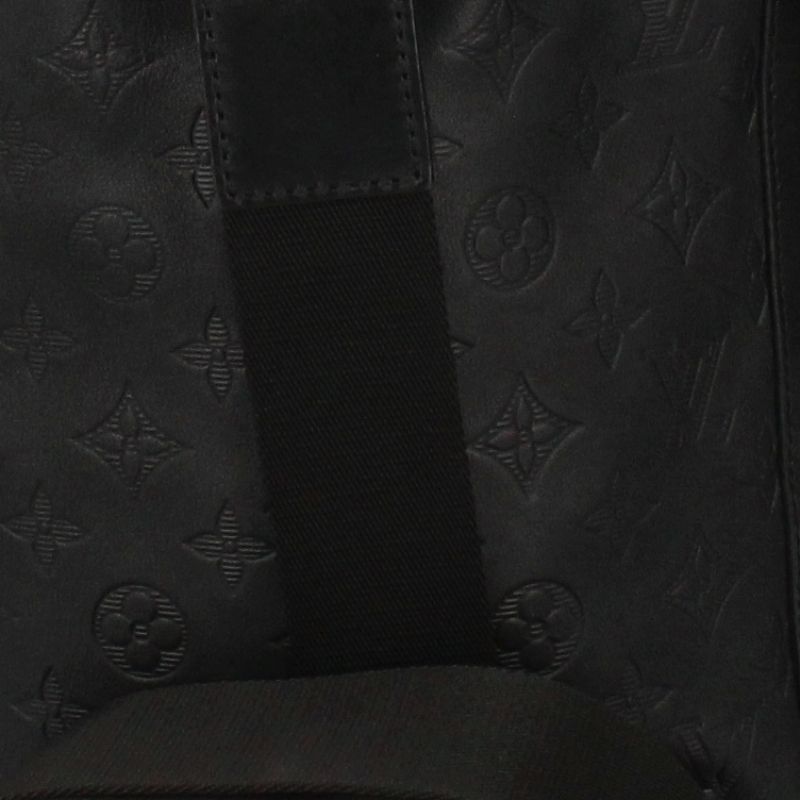 Louis Vuitton Chalk Su Ring Bag M44633 Monogram Shadow Women's Body Bag Noir