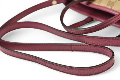 Gucci Handbag Shoulder Bag 2way Gucci GG Canvas Beige Pink 353121