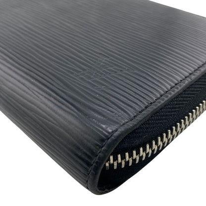 Louis Vuitton M61857 Epi Long Wallet Brand Card Holder Coin Purse Black Men's