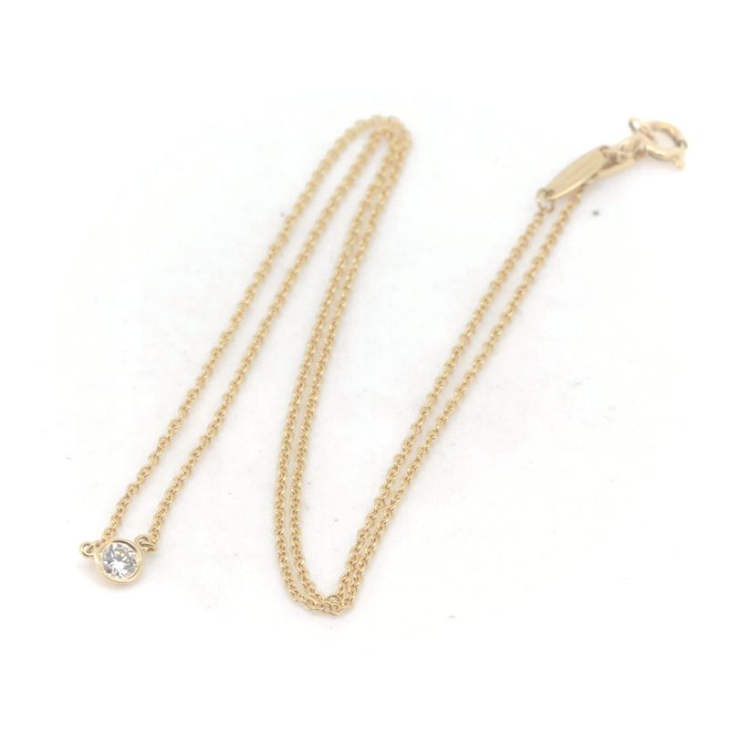 Tiffany & Co Diamond By The Yard Necklace 4.3mm (0.17in) 18K Yellow Gold (18k