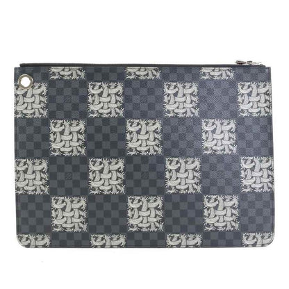 Louis Vuitton Clutch Bag Damier Graphite Christopher Nemeth Pochette Jules GM