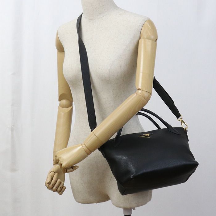Prada 2WAY 1ba111 2BBE F0002 Handbag Leather Women