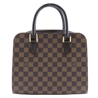 Louis Vuitton Triana N51155 Damier Canvas Brown Vi0023 Ladies Handbag