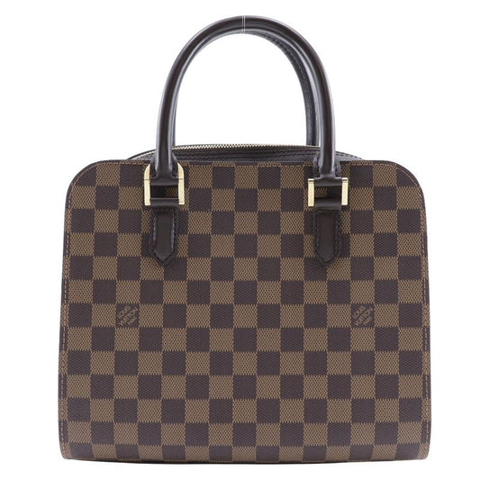 Louis Vuitton Triana N51155 Damier Canvas Brown Vi0023 Ladies Handbag