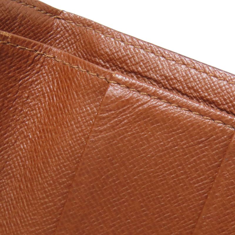 Louis Vuitton M61667 Compact Zip Folding Wallet With Coin Purse Monogram Canvas