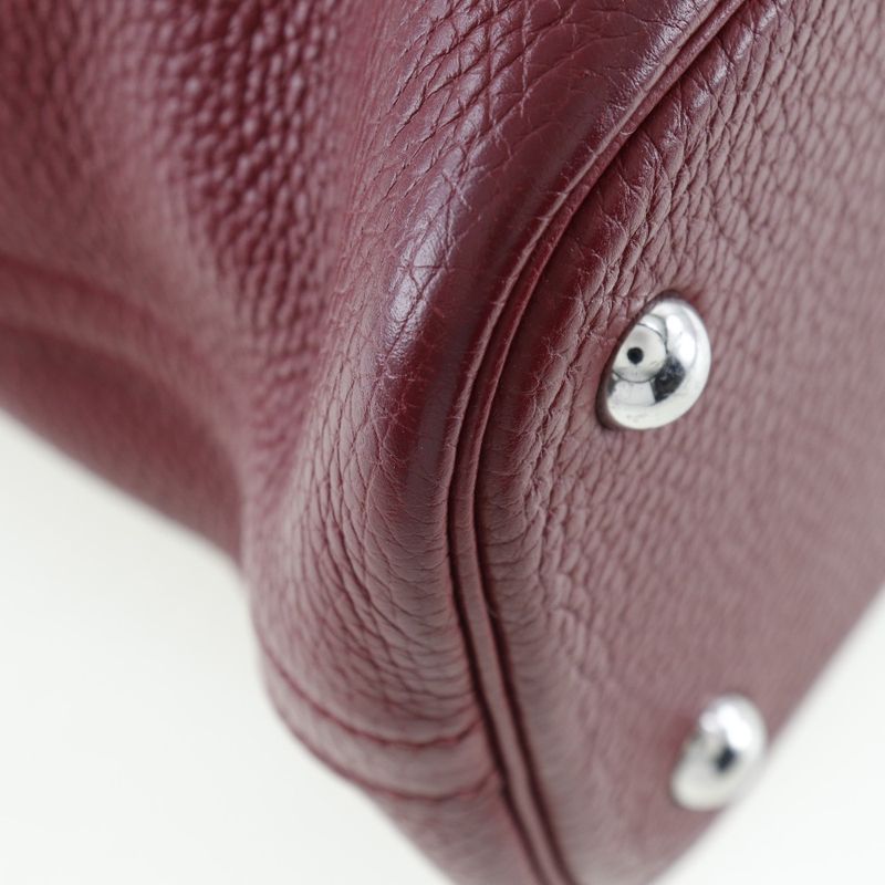 Hermes Bolide 31 029812ck K1 Taurillon Clemence Rouge Grenat X Ladies Handbag