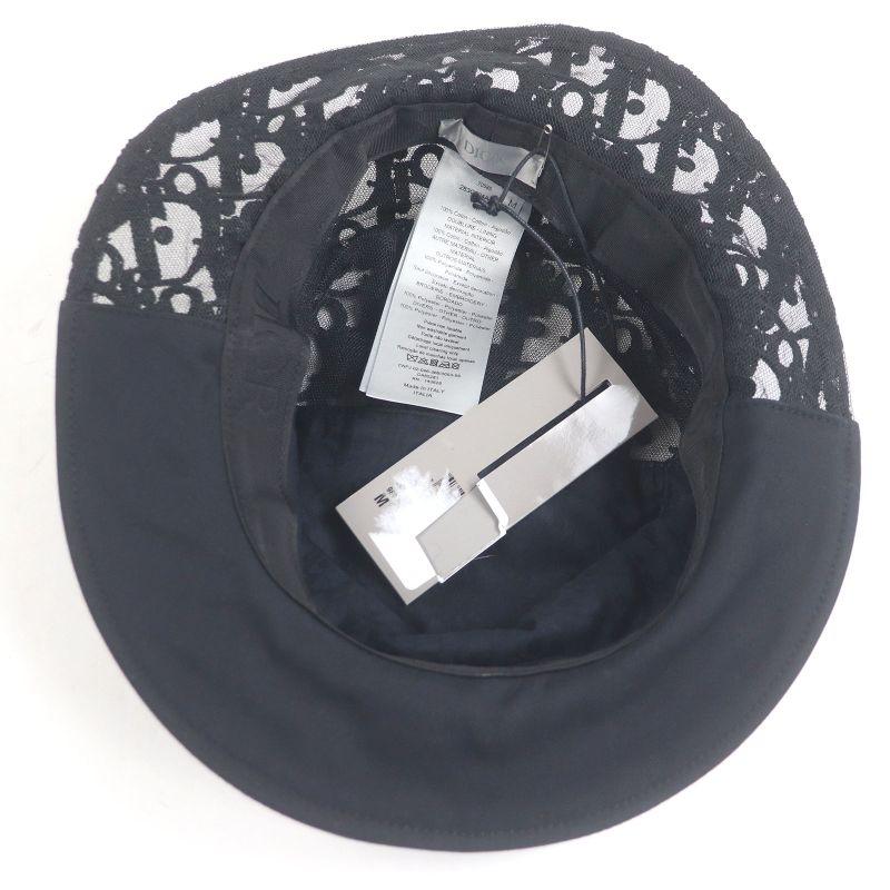 DIOR Homme 2022 283c904a4451 Oblique Embroidery Mesh Switch Design Bucket Hat