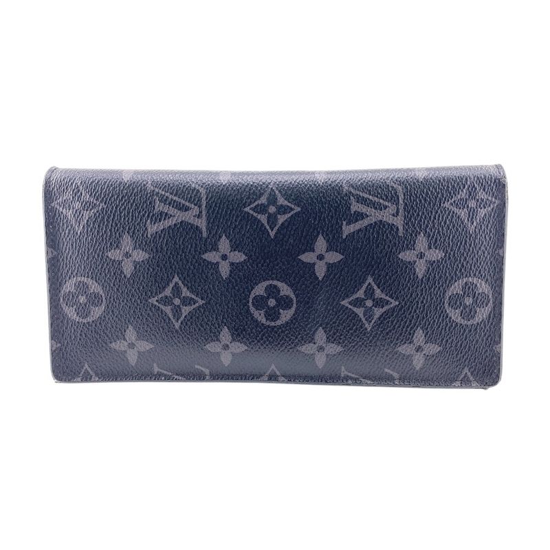Louis Vuitton M61697 Portefeuille Blazer Monogram Eclipse Long Wallet Brand