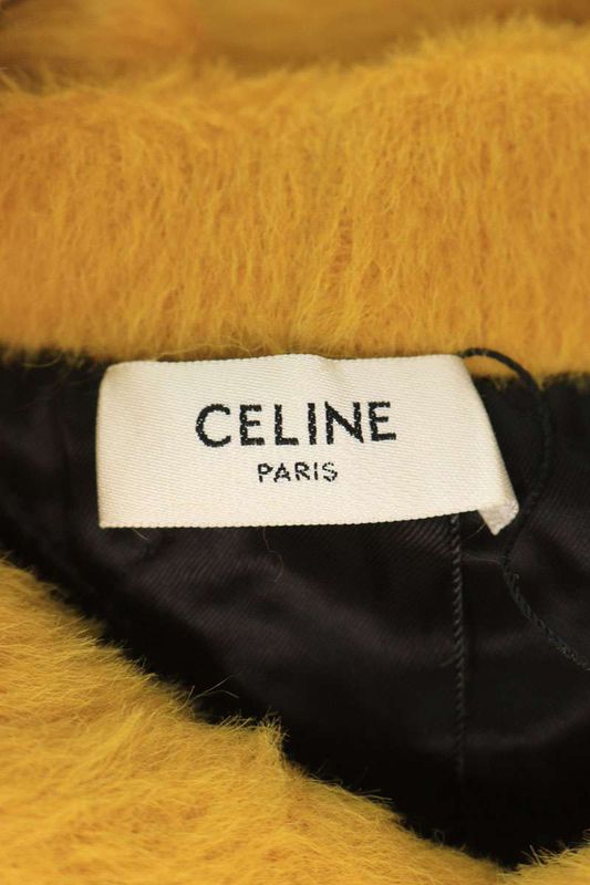 Celine 2y964925r Fuzzy Wool Pullover Hoodie Men's M