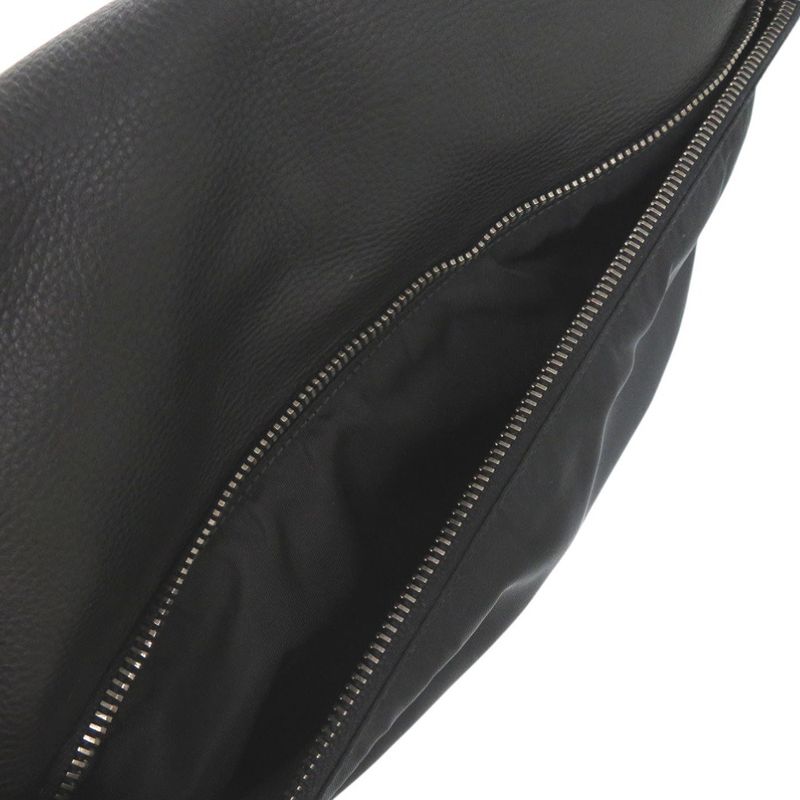 Prada Messenger Bag Bt0582 Crossbody Shoulder Bag Leather Nylon NERO 1191 Prada