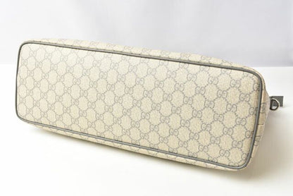 Gucci Tote Bag Shoulder Bag Gucci GG Supreme Canvas Medium GG Light Grey Beige