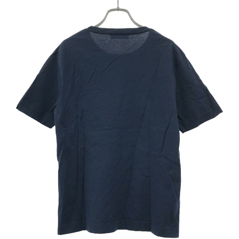 Bottega Veneta Cotton Crew Neck Pocket T-Shirt 595835 Vkab0 Blue 44