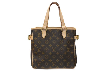 Louis Vuitton Batignolles Handbag Monogram Canvas Brown