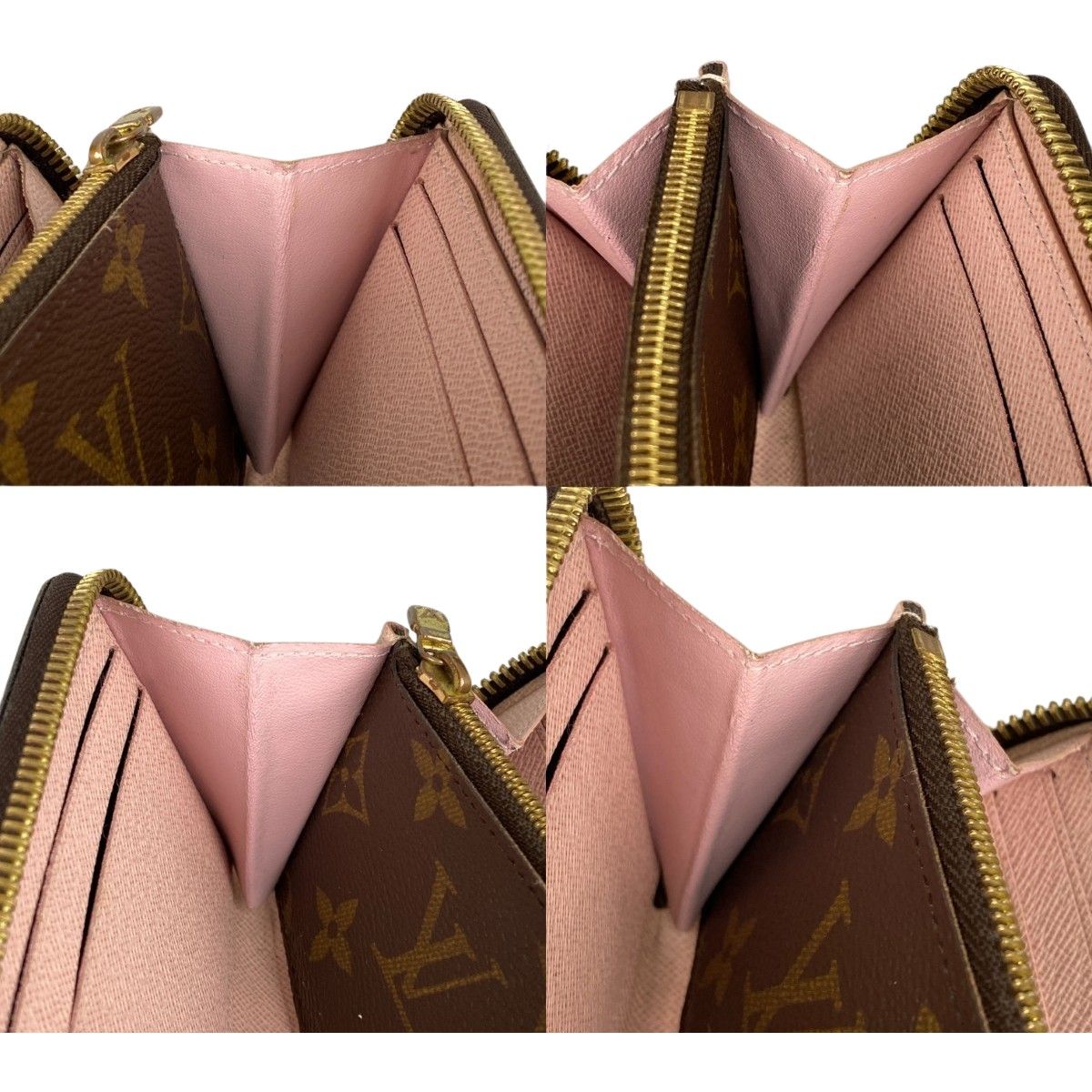 Louis Vuitton Monogram Portefeuille ･clemence Round Zipper Long Wallet M61298