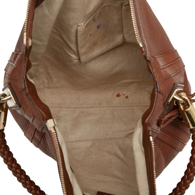 Gucci Tassel One Shoulder Bag 269947 Brown Leather Women's Gucci