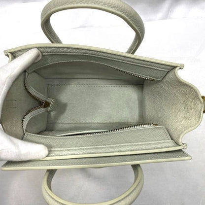 Celine 2 way Shoulder Bag Luggage Nano Shopper