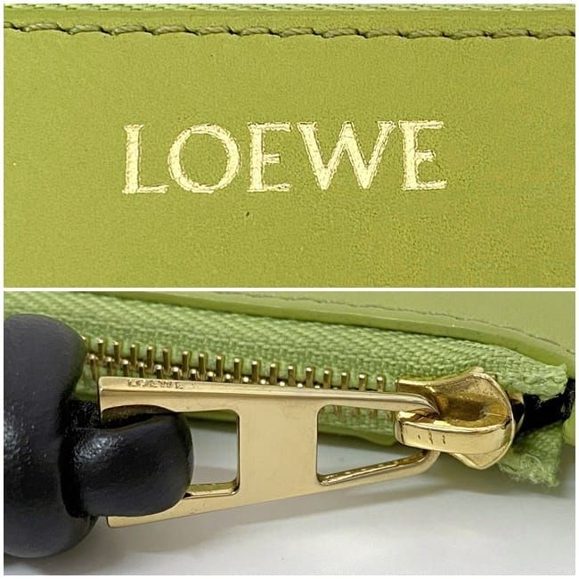Loewe Coin Card Case F21870 Light Green Anise