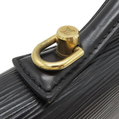 Louis Vuitton 2way Bag Monceau Epi Leather Black Gold Hardware Black Handbag