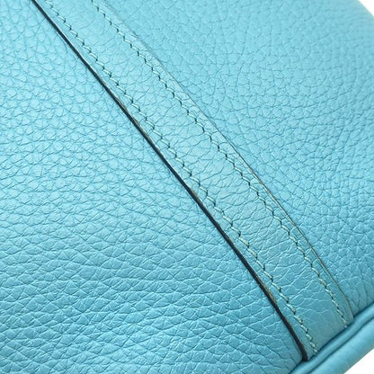 Hermes Handbag Picotin Lock MM Eclat Taurillon Clemence Swift Blue Dunol X