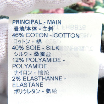 Louis Vuitton 19AW Cotton Silk Floral Pattern Ruffle Lace Long Sleeve Blouse